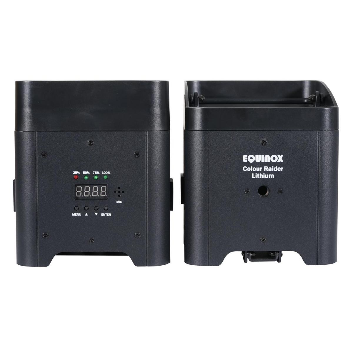 Colour Raider Lithium Battery Uplighter Pack - main image