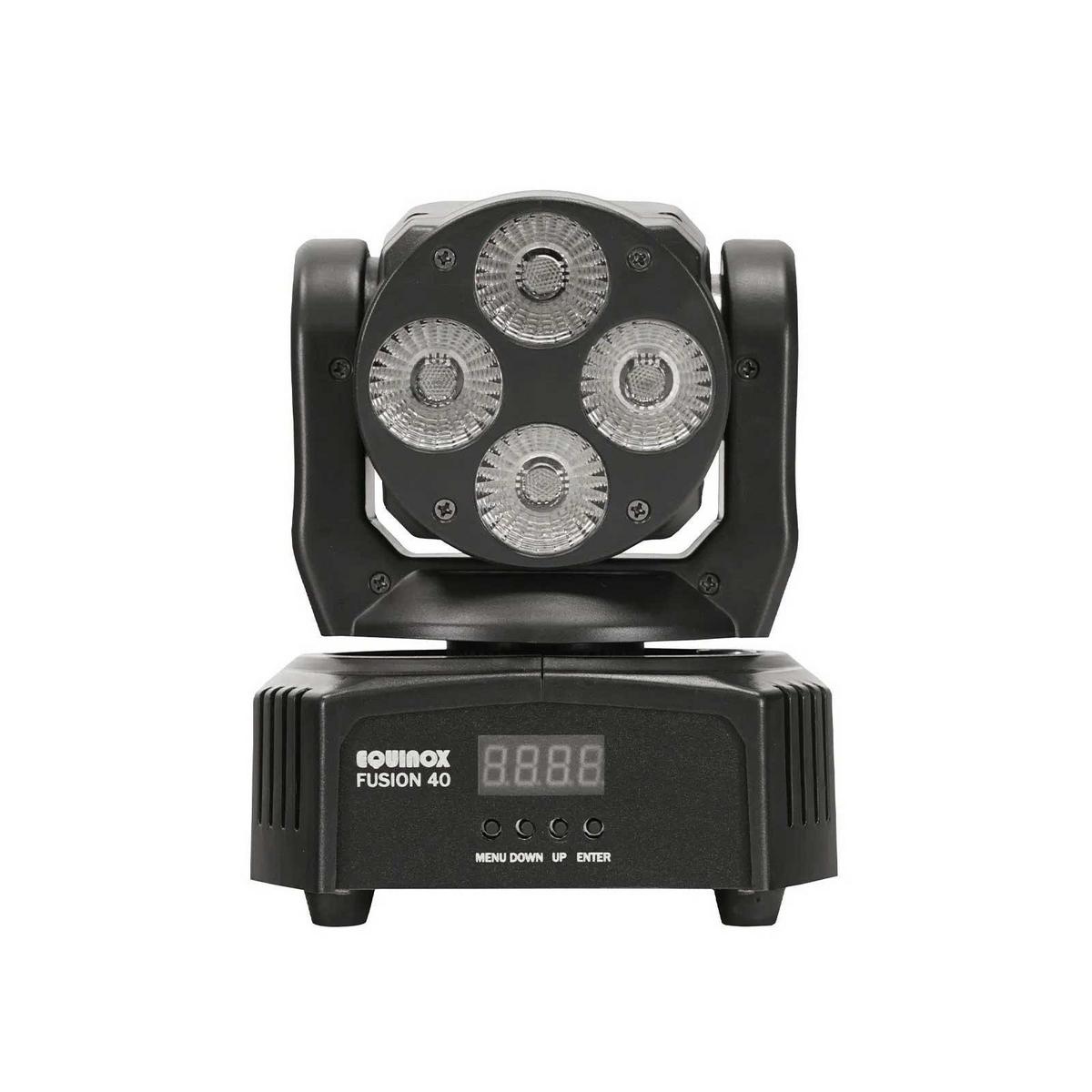 Equinox Fusion 40 Pack - Compact Quad-Colour LED Moving Head Set - main image