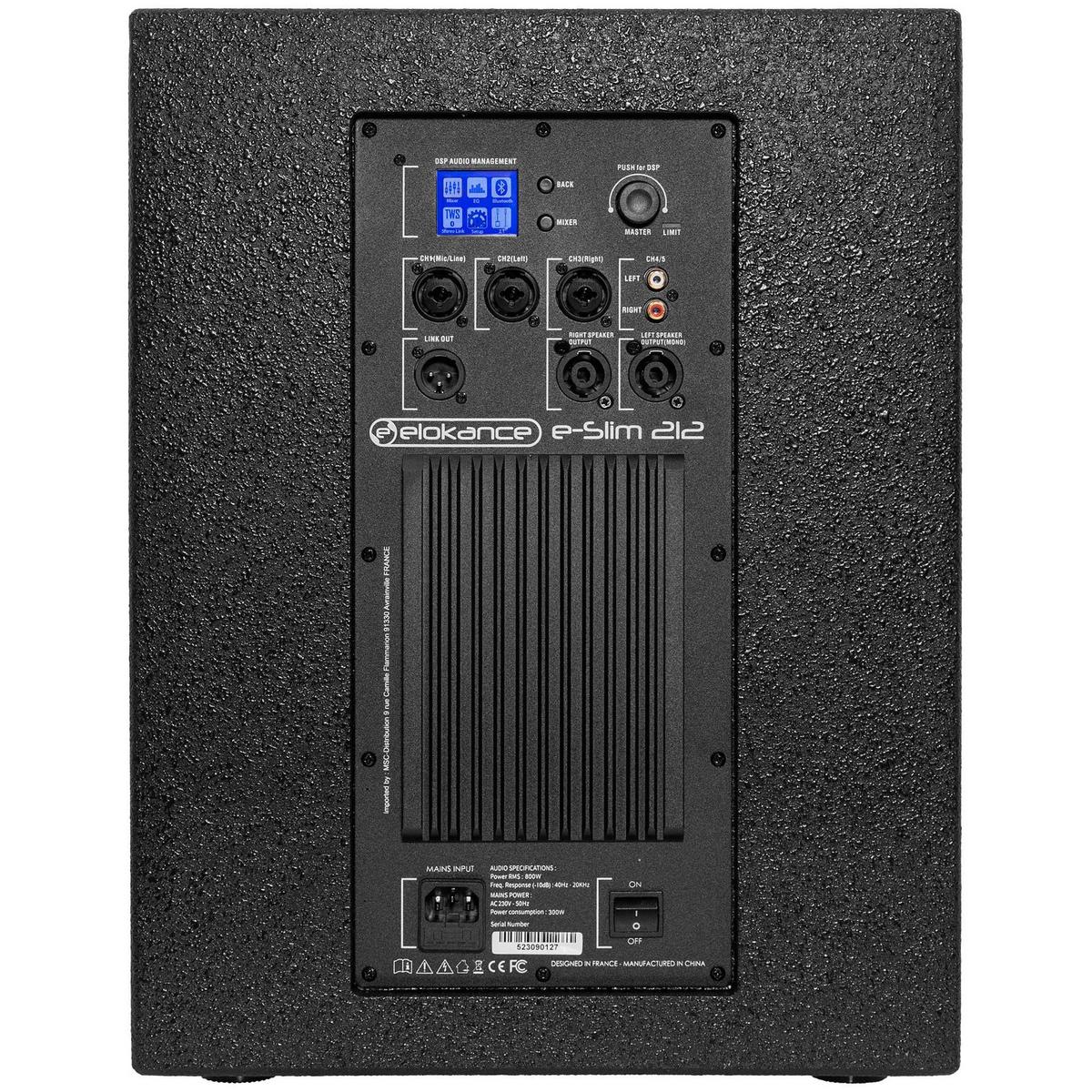 Elokance E-SLIM-212 Column PA Speaker 1,600W - main image