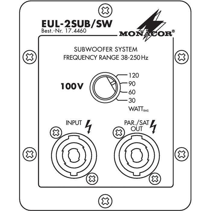 EUL-2SUB Rear Panel - main image