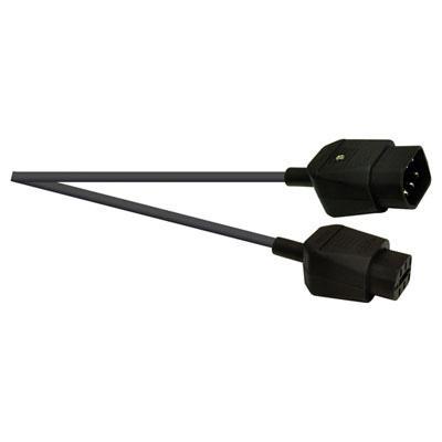 Black 6A 7 Pin Elvcon Line Plug To 7 Pin Elvcon Line Socket 10M - main image