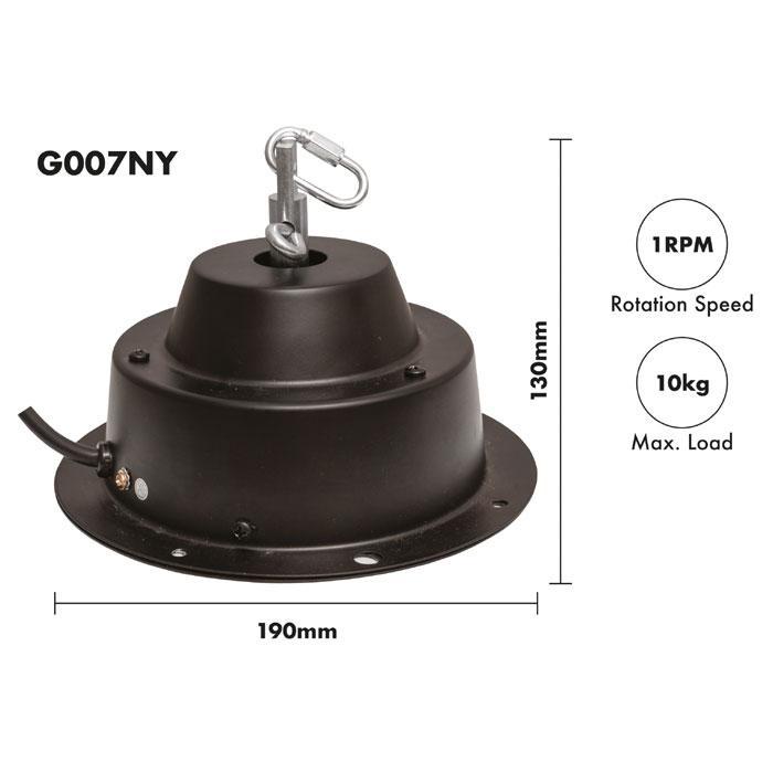 1 RPM Mirror Ball Motor With Chain Up To 10kg - main image