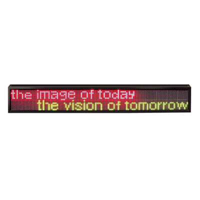 Tri-Colour 2 Line Moving Message Board - 2m