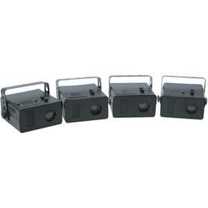 Soundlab Black 100W Vexin Lighting Effect Kit Consisting of 4 Lights With Master Slave Option