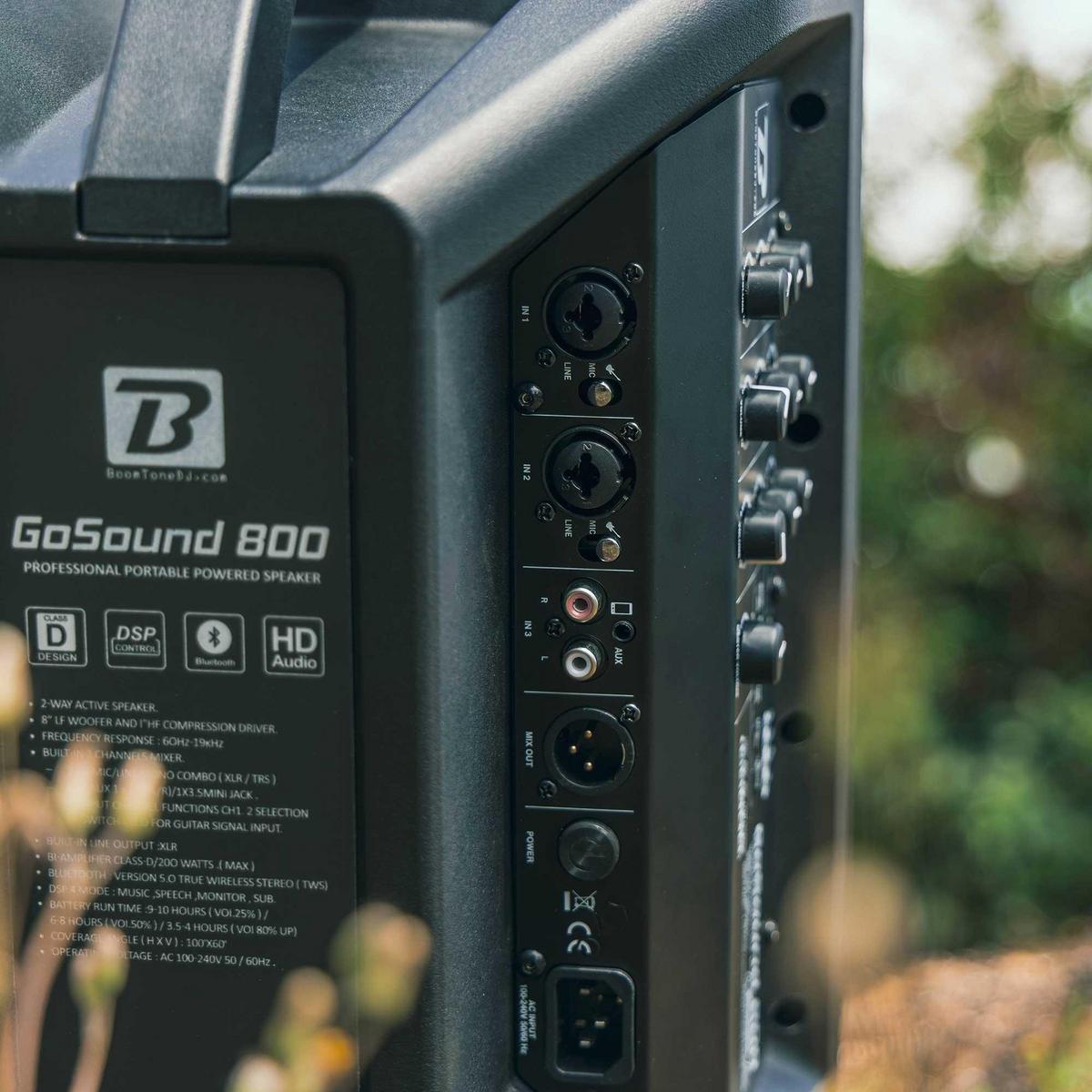 BoomTone DJ GoSound 800 - Battery PA Speaker - main image