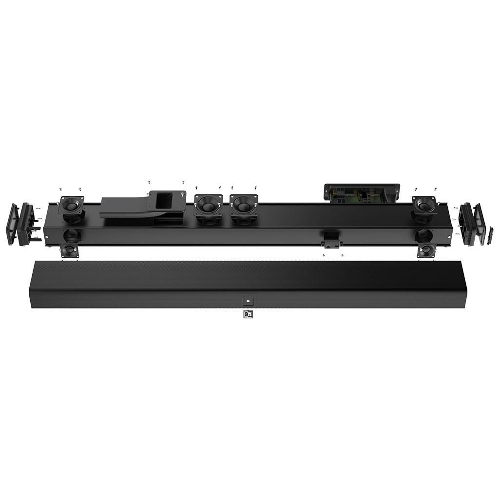Audac IMEO2 3-Way Professional Soundbar - Black - main image
