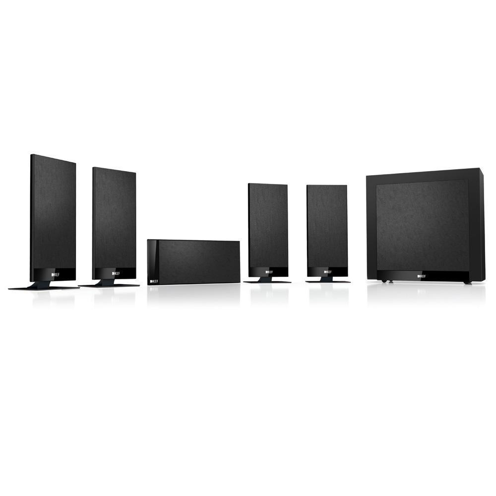 KEF T105 5.1 Home Theatre Speakers Black