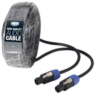 Adam Hall loudspeaker Cable 2x 2.5mm² /2 m 4-pole SPK Connector Black