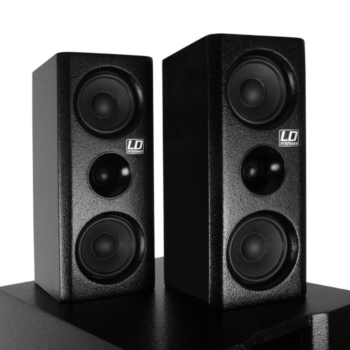 LD Systems Dave 8XS Compact Multimedia PA System 350W - Black - main image