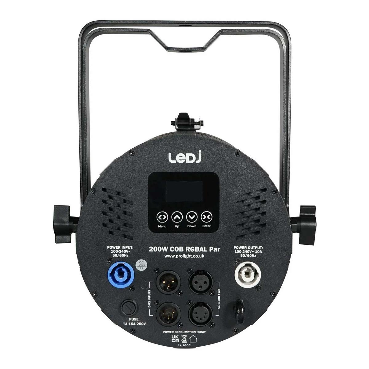 LEDJ 200W COB RGBAL LED PAR Wash Light - main image