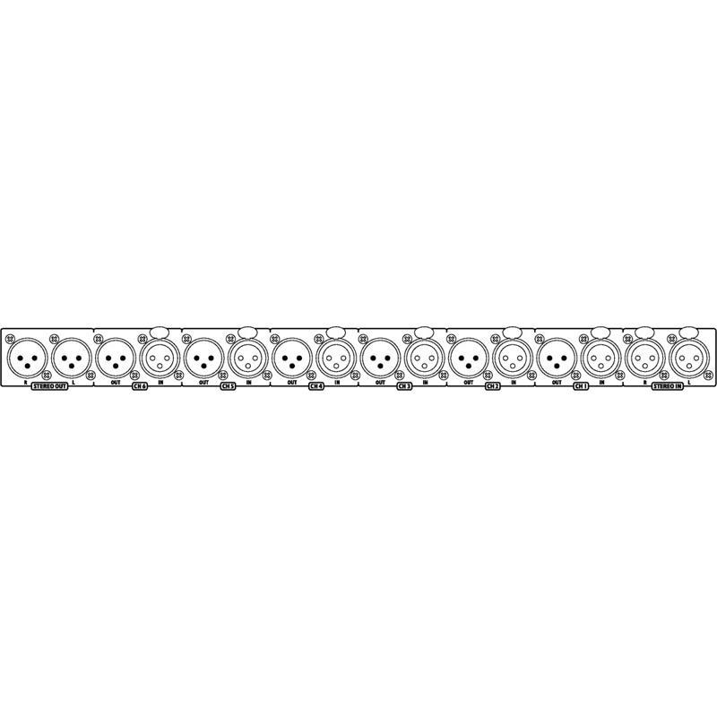 LMS-808 Balanced Microphone Line Mixer / Line Splitter - main image