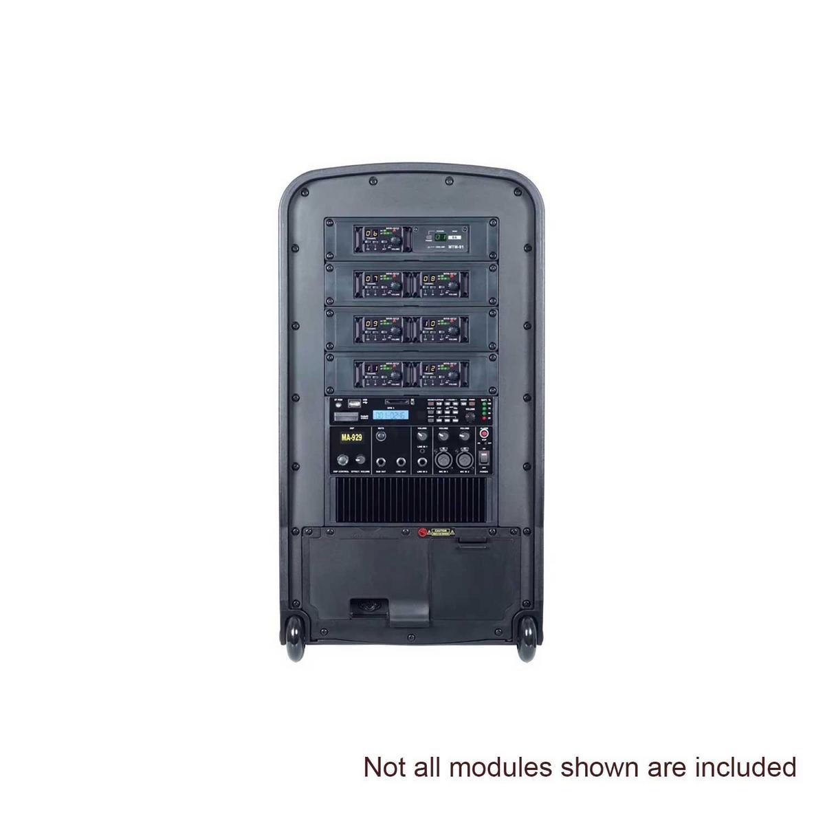 MiPro MA-929 PLUS 505W Portable PA System with 2 Wireless Receivers and Waterproof Cover - main image