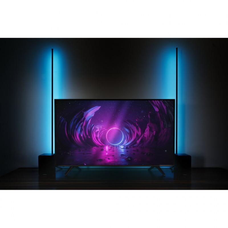 Ibiza RGB Light Tube On A Stand - 1.8m - Black - main image