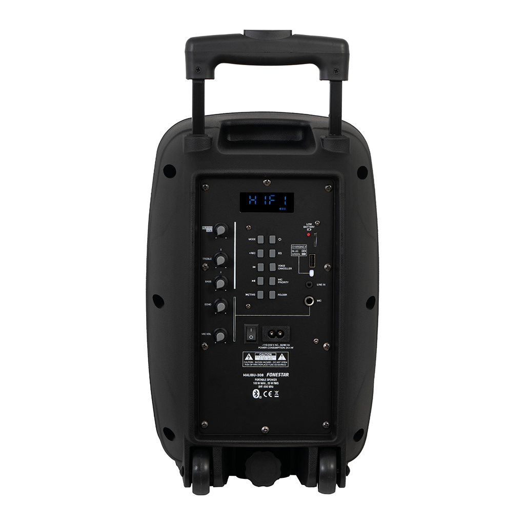 MALIBU-308 Portable PA 8" With 1 Handheld Microphone - main image