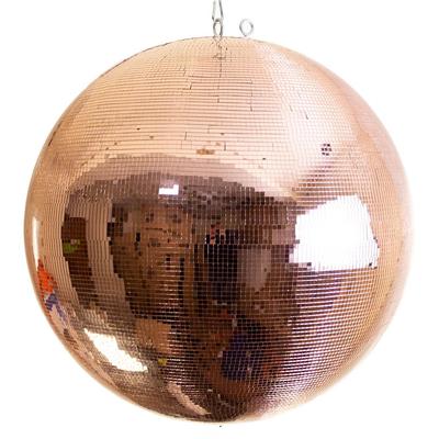 50cm Professional Rose Gold Mirror Ball With 5mm Facets