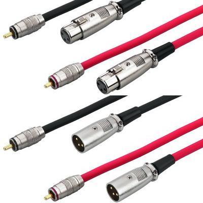 MCA-158 RCA Plug to XLR Male and Female, 3 poles 1.5m - main image