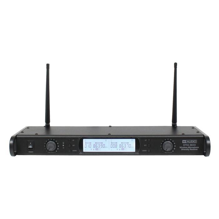 W Audio DTM 800 Twin Beltpack Diversity System (863.0Mhz-865.0Mhz) - main image