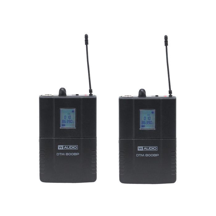 W Audio DTM 800 Twin Beltpack Diversity System (863.0Mhz-865.0Mhz) - main image