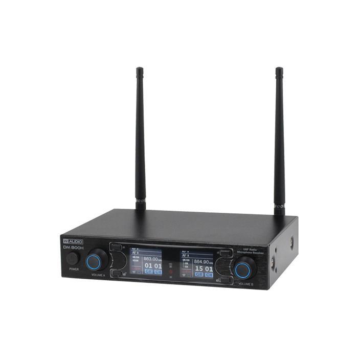 W Audio DM 800H Twin Handheld UHF Wireless Microphone System - main image
