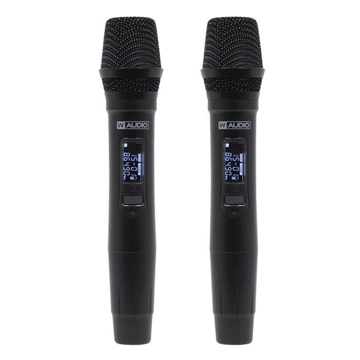 W Audio DM 800H Twin Handheld UHF Wireless Microphone System - main image