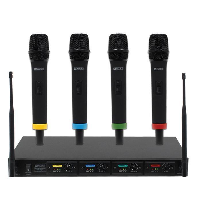 W Audio RM Quartet Handheld Radio Microphone System