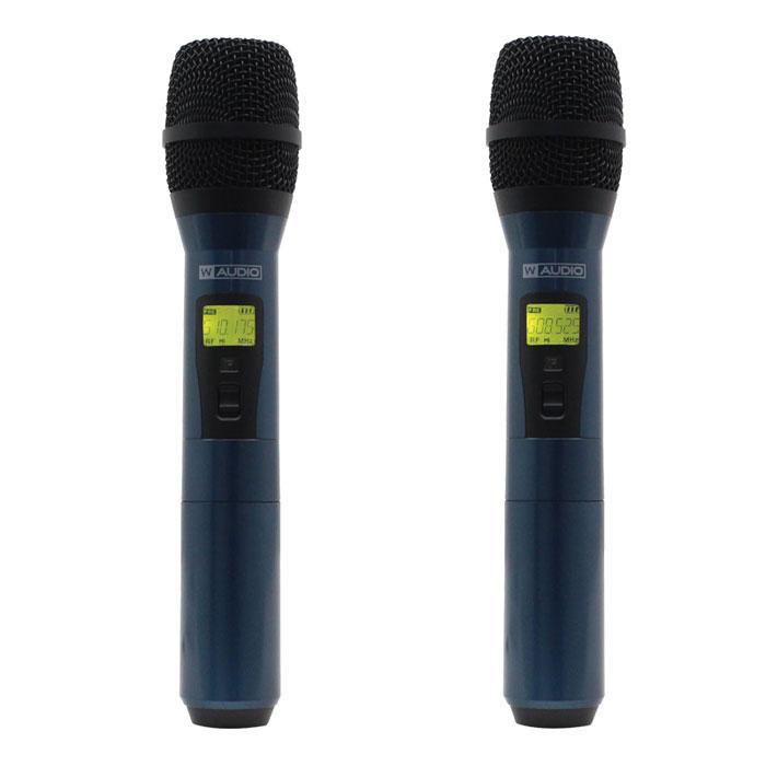 W Audio DQM 800H Quad Handheld UHF Radio Microphone System - main image