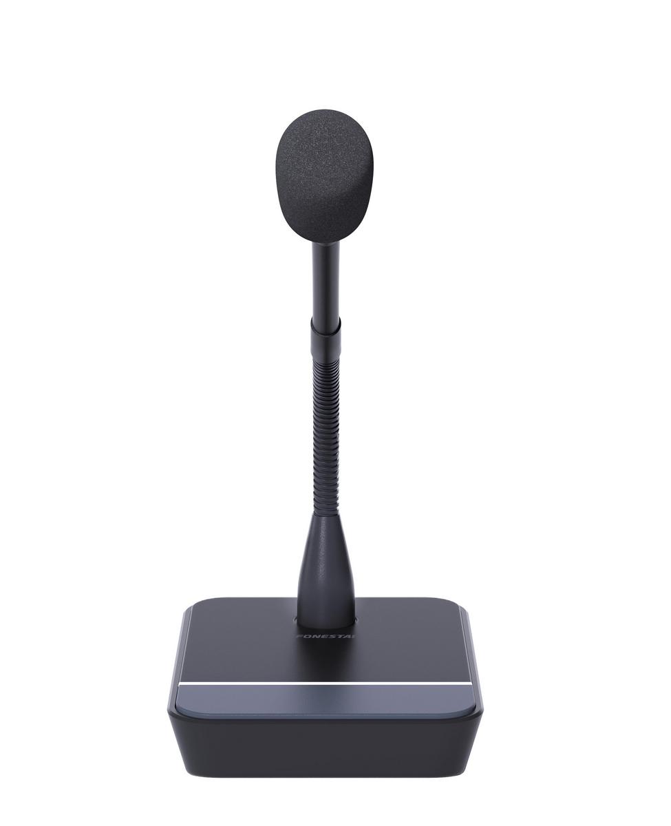 Fonestar MICSET-C32LED Desktop Condenser Paging Microphone with LED - main image