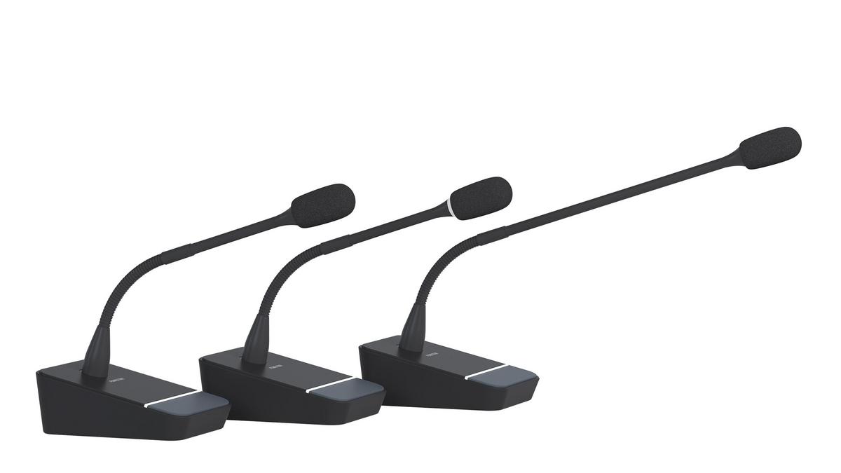 Fonestar MICSET-C32LED Desktop Condenser Paging Microphone with LED - main image