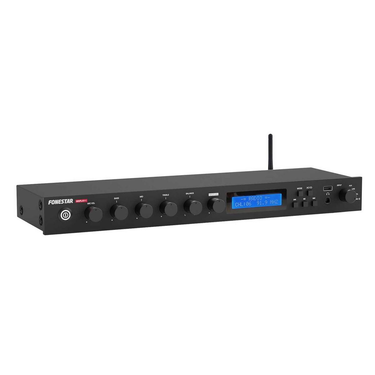 Fonestar MIXPLAY-1 Bluetooth, USB & FM Audio Player with Mixer and Recorder - main image