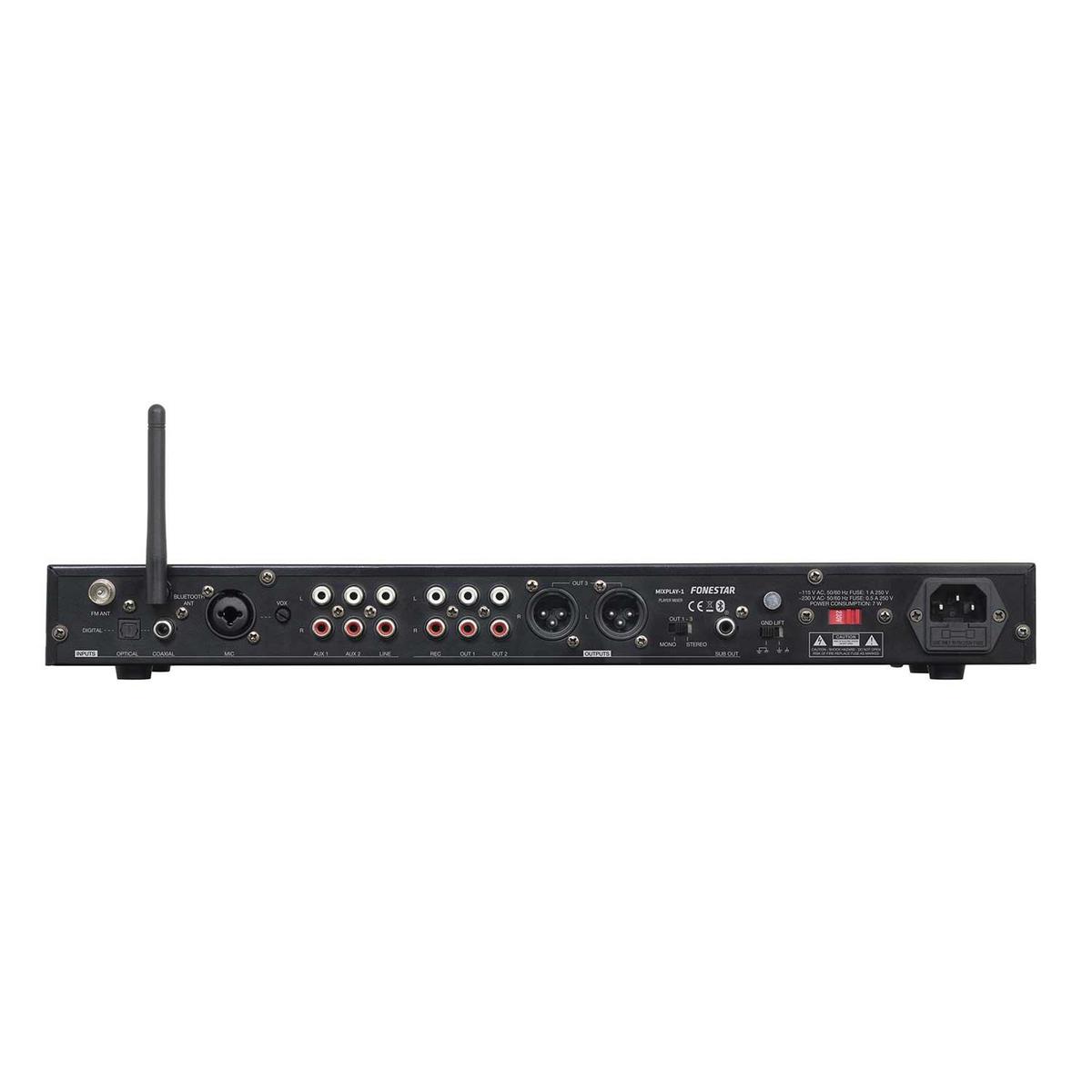 Fonestar MIXPLAY-1 Bluetooth, USB & FM Audio Player with Mixer and Recorder - main image