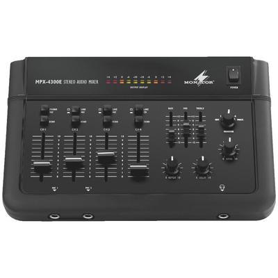 Monacor MPX-4300E Stereo Audio Mixer