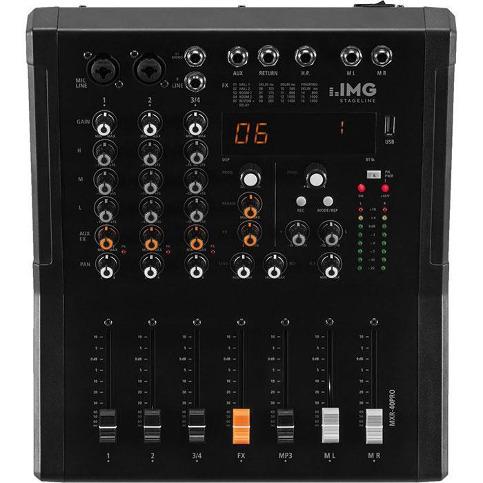 MXR-40PRO Professional 4-channel Audio Mixer - main image
