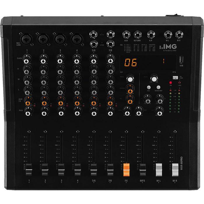 MXR-80PRO Professional 8-channel Audio Mixer - main image