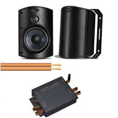 POLK Outdoor Speakers amplifier and cable kit