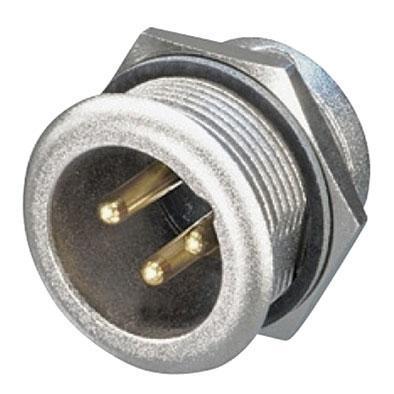 Neutrik NC3MPR-HD Heavy Duty 3-Pole Male XLR Chassis Connector - main image