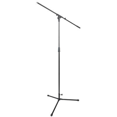 Microphone Stand with Boom Arm - Black