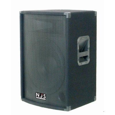 New Jersey Sound Corp 15" 200 W Black Speaker Cabinet - main image
