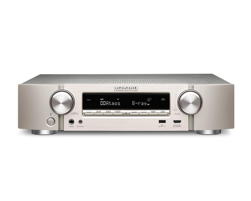 Marantz NR1607 - Front View - Silver Gold - main image