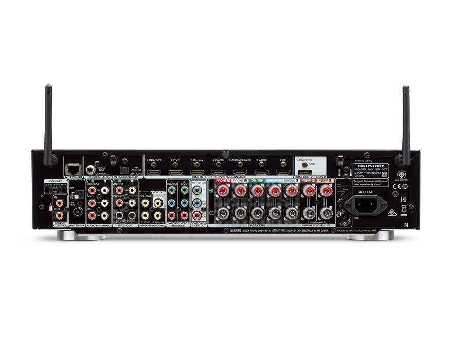 Marantz NR1607 - Rear View - main image