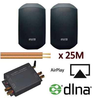 Mask 4 Outdoor speaker kit with amplifier and cable