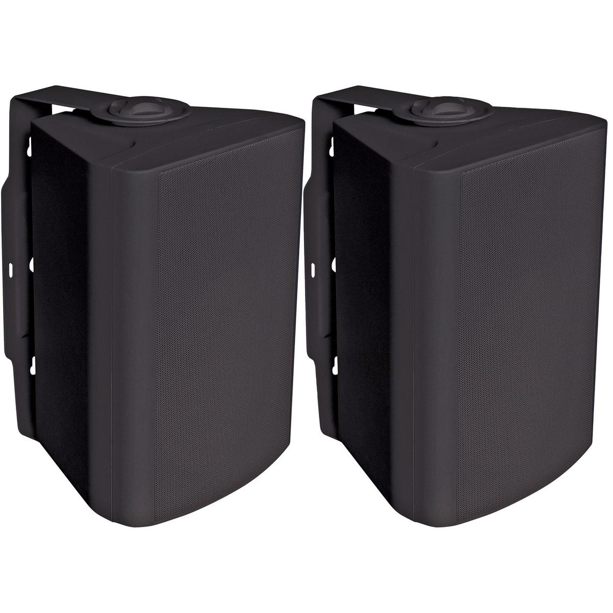 Pair Of White 100V Line 50W Background Music Speakers - main image