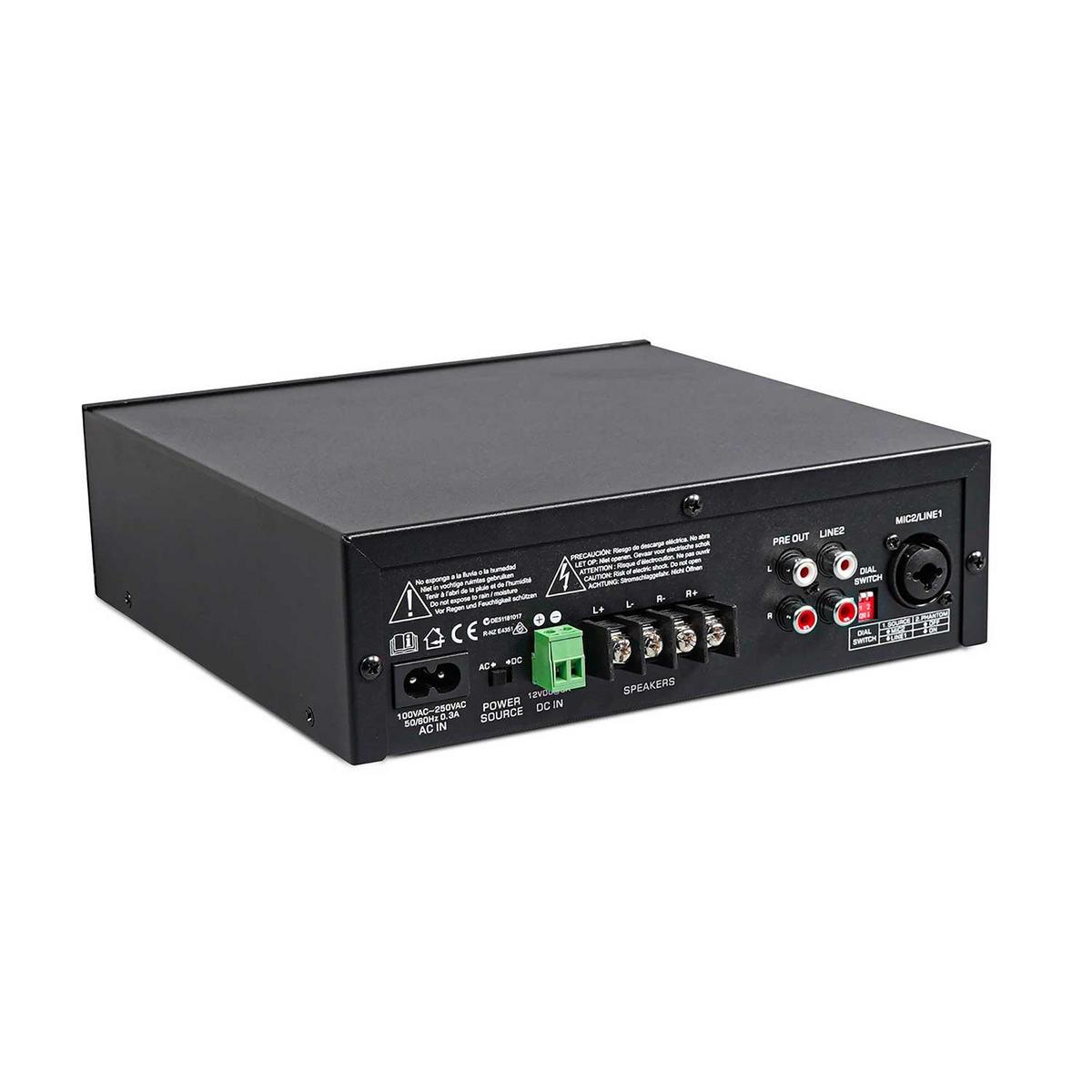 Eagle 2 x 30W Desktop Stereo Mixer Amplifier with Bluetooth &amp; Media Player - main image