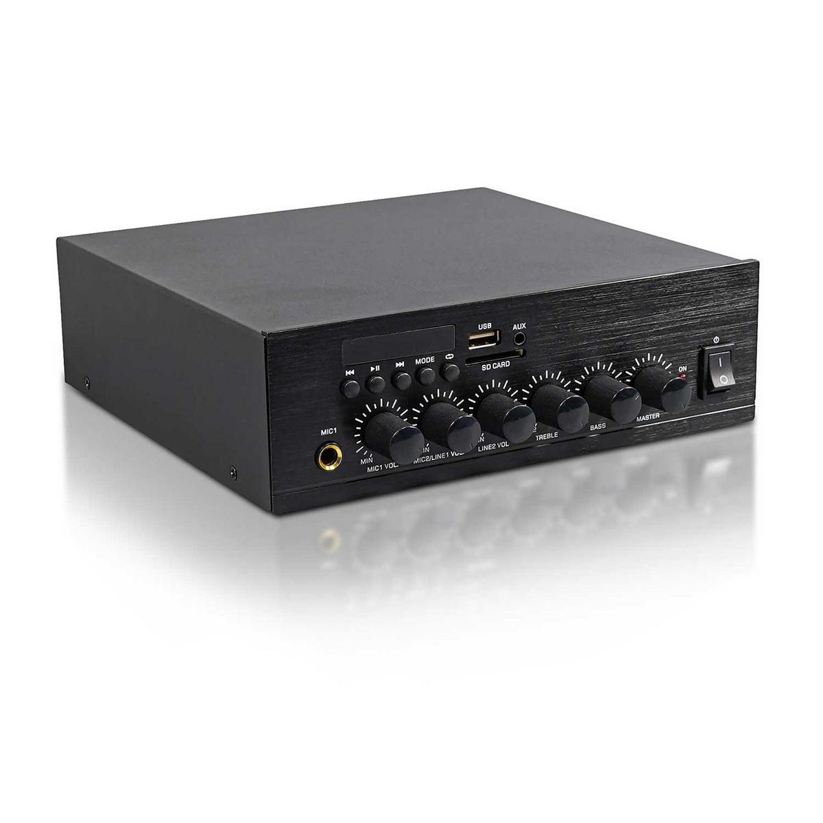 Eagle 2 x 30W Desktop Stereo Mixer Amplifier with Bluetooth &amp; Media Player - main image
