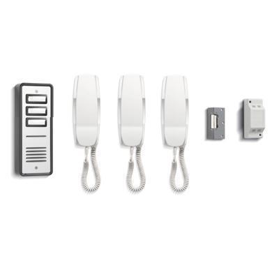 3 Way Door Entry System With 3x Telephone Handsets