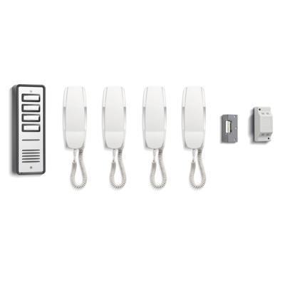 4 Way Door Entry System With 4 x Telephone Handsets  - main image