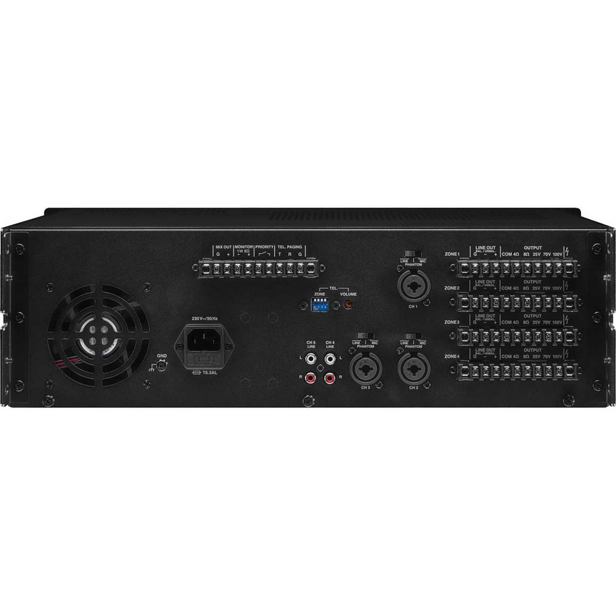 PA-12040 4 x 120W 4 Zone Mixer Amplifier 100V 4/8 Ohm - main image