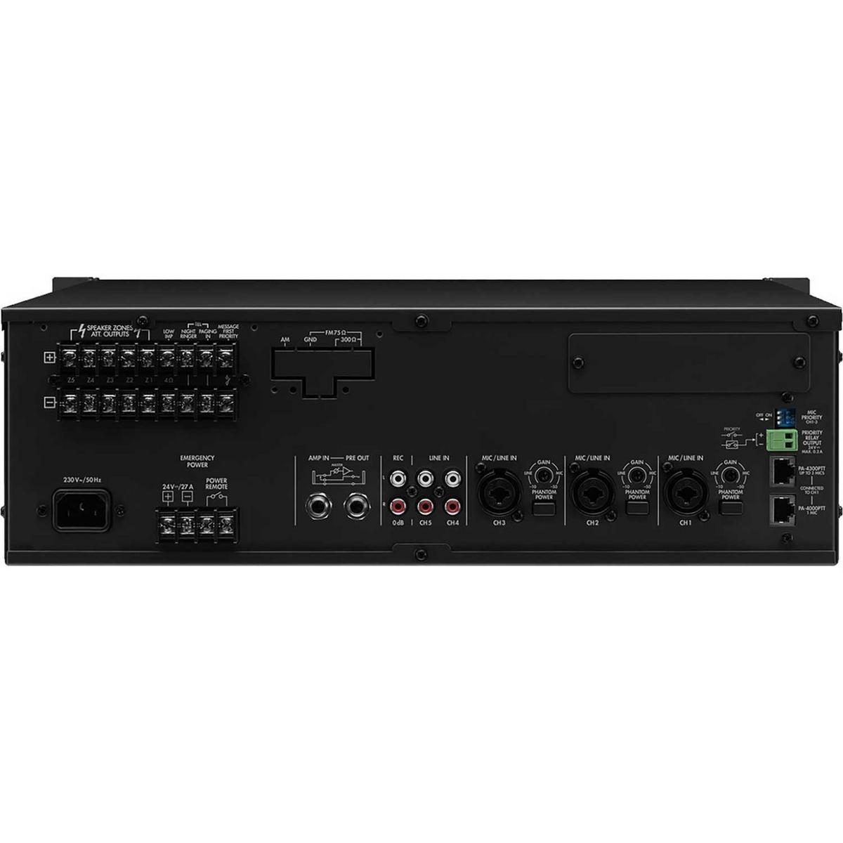 PA-1240 5-Zone Mono Mixing PA Power Amplifier 240WRMS - main image