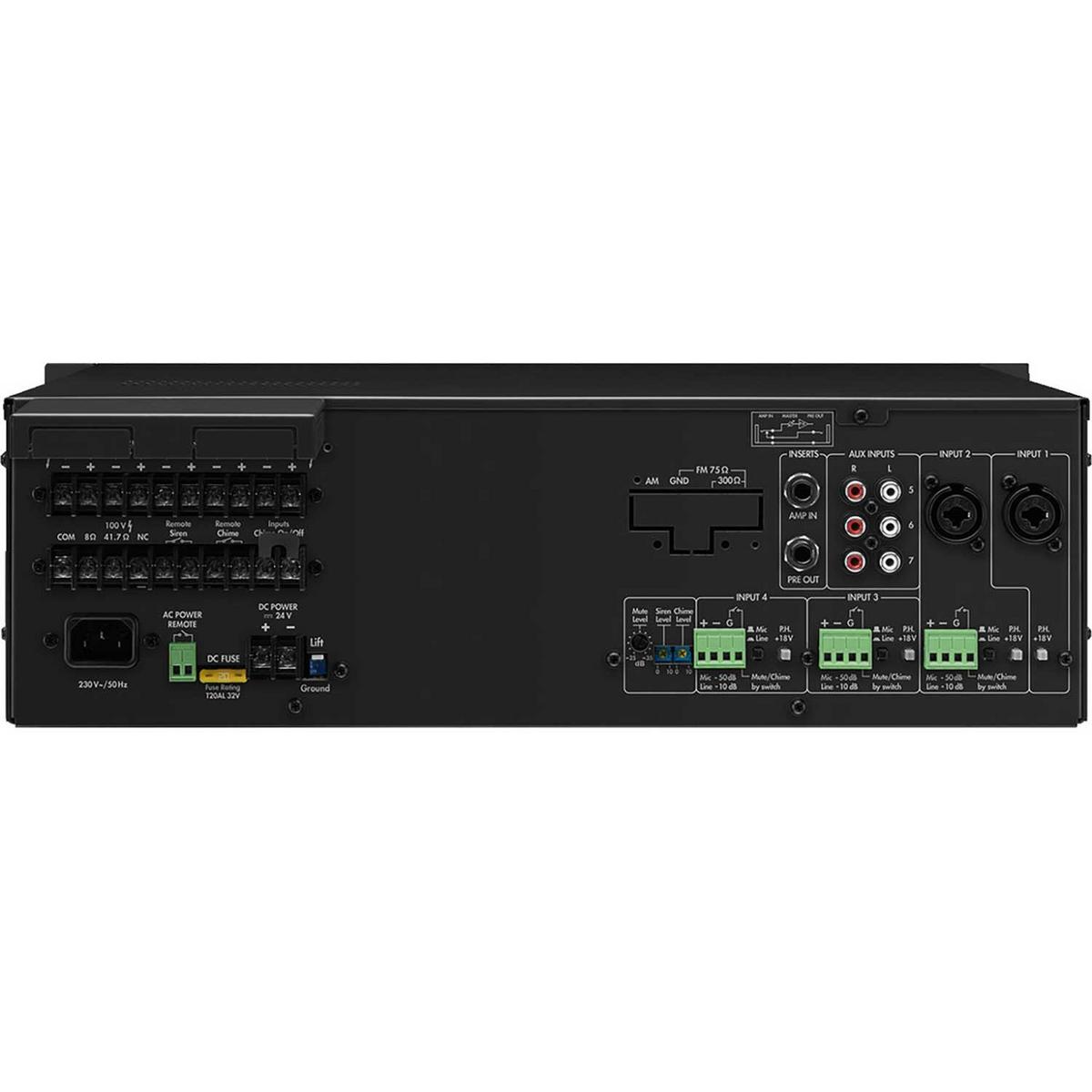 PA-5240 5-Zone Mono PA Mixing Power Amplifier 1 Channel x 240WRMS - main image