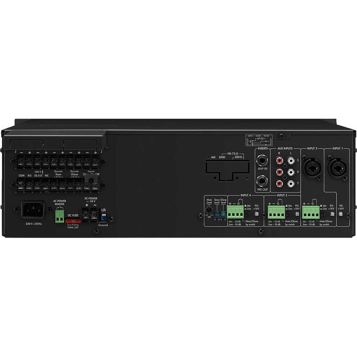 PA-5480 5-Zone Mono Mixing Power Amplifier 480WRMS - main image