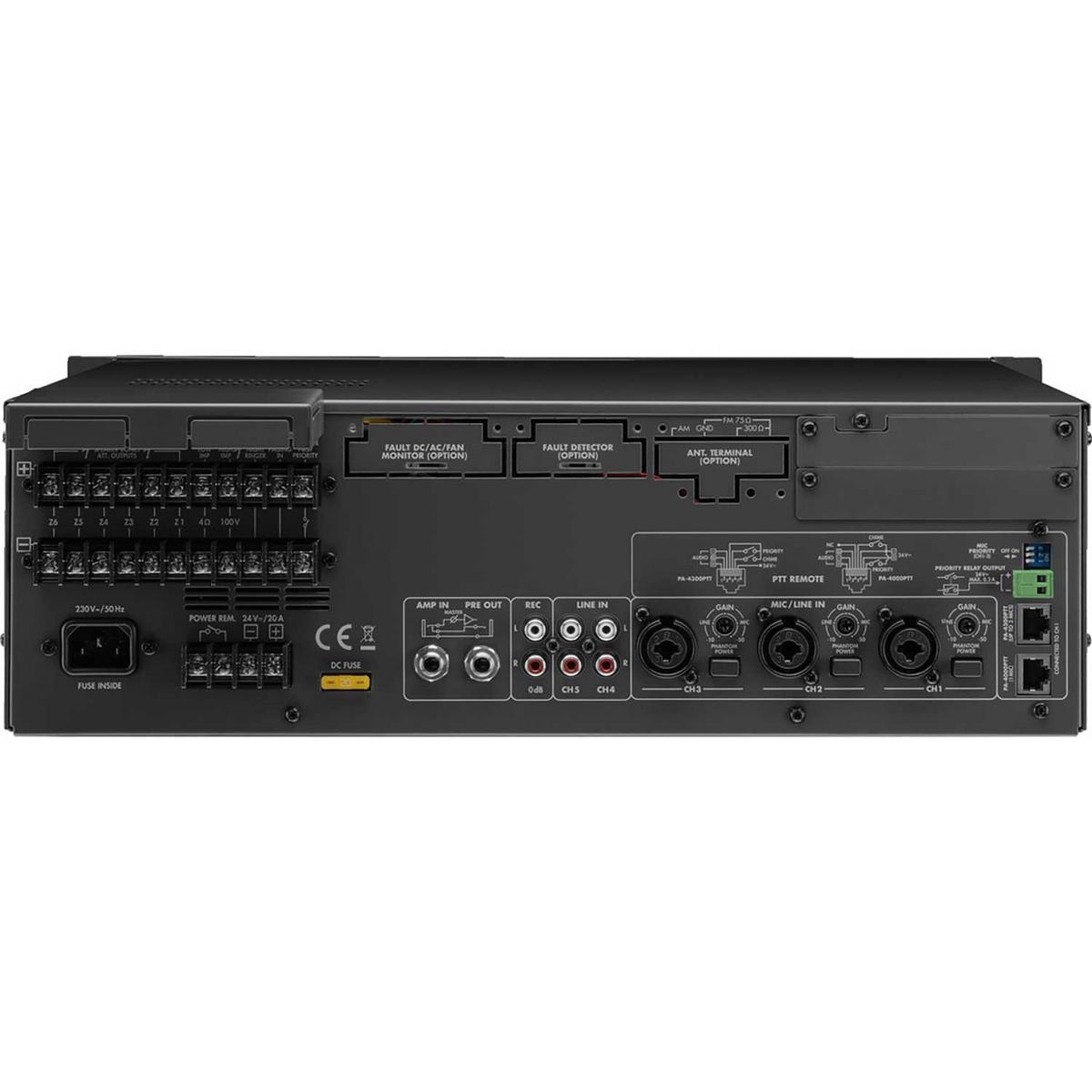PA-6240 6-Zone Mono PA Mixing Power Amplifier 240W RMS  - main image
